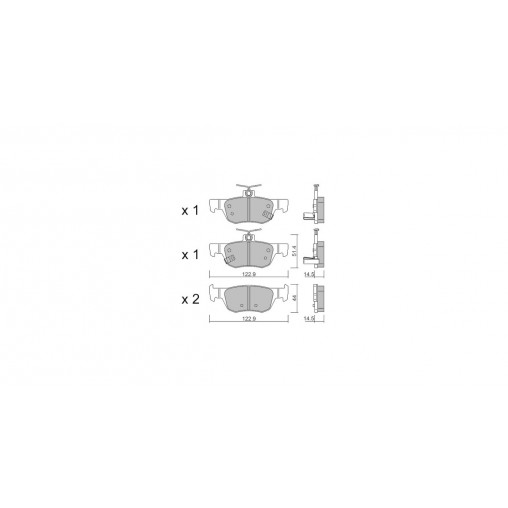 Plaquettes de frein GT2i Club Arrière pour MAZDA CX-30 (DM) 2.5 SKYACTIV-G 195cv 2019-07-01- Plaquettes de frein GT2i Club Arrière pour MAZDA CX-30 (DM) 2.5 SKYACTIV-G 195cv 2019-07-01-