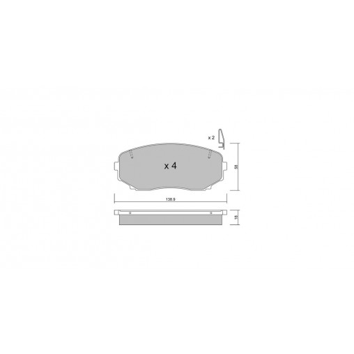 Plaquettes de frein GT2i Club Avant pour MAZDA CX-9 I (TB) 3.7 AWD 278cv 2006-09-01-