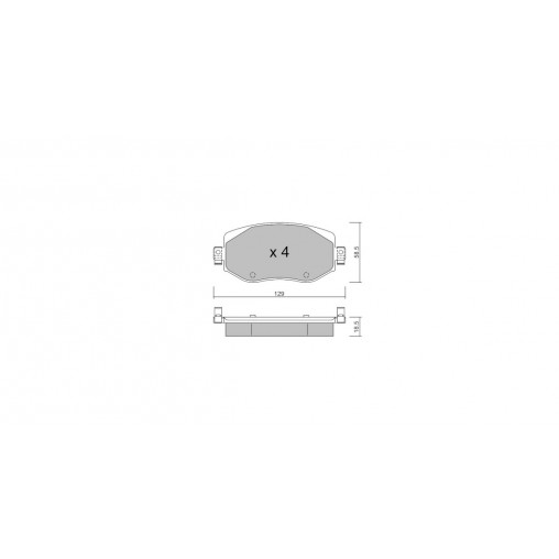 Plaquettes de frein GT2i Club Avant pour RENAULT Megane IV Grandtour (K9A/M/N_) 1.6 TCe 200 200cv 2016-04-01- Plaquettes de frein GT2i Club Avant pour RENAULT Megane IV Grandtour (K9A/M/N_) 1.6 TCe 200 200cv 2016-04-01-