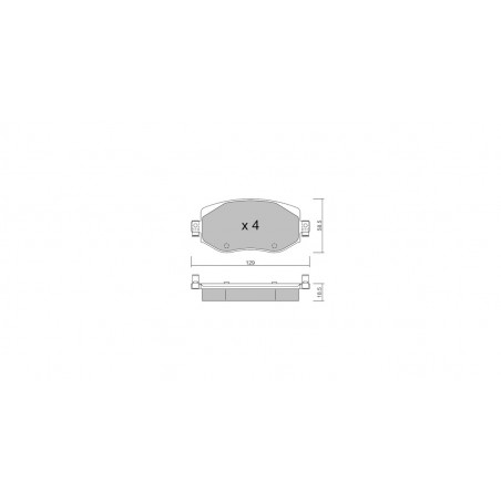 Plaquettes de frein GT2i Club Avant pour RENAULT Megane IV Grandtour (K9A/M/N_) 1.6 TCe 200 200cv 2016-04-01-