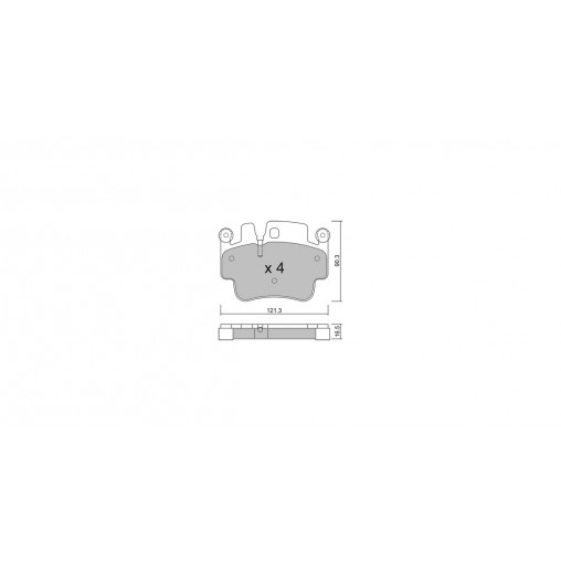 Plaquettes de frein GT2i Club Avant pour PORSCHE 911 (996) 3.4 Carrera / 4 1998-05 - Etriers de frein Brembo