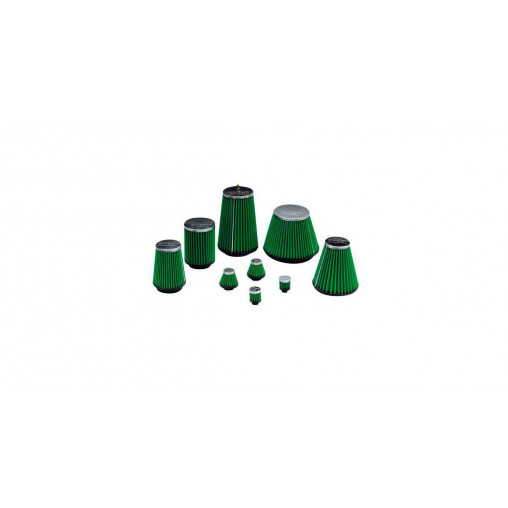 Filtre à air conique GREEN FILTER Diamètre sortie 60mm, Cone 140x120mm hauteur 150 Filtre à air conique GREEN FILTER Diamètre sortie 60mm, Cone 140x120mm hauteur 150