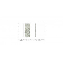 Repose pied pilote OBP en aluminium (200x75mm)