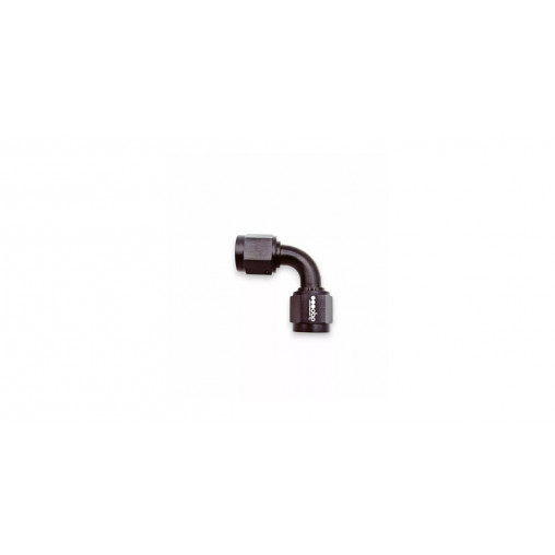 Coupleur OBP 90° Femelle/Femelle Tournant JIC-JIC aluminium Noir
