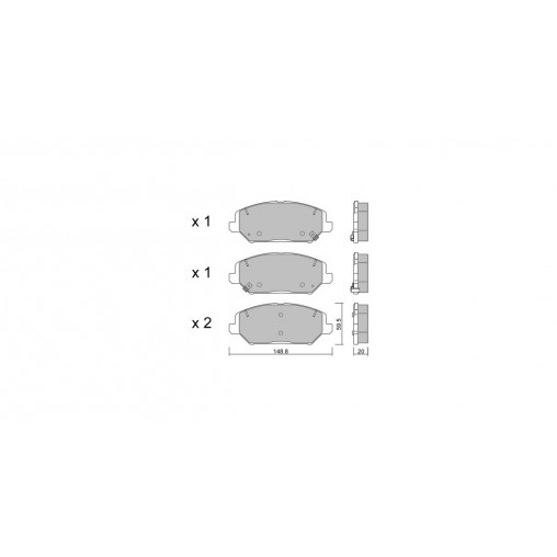 Plaquettes de frein GT2i Club Avant pour HYUNDAI Veloster II (JS) 2.0 T-GDi 275cv 2018-01-01-