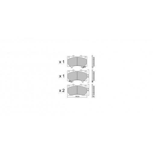 Plaquettes de frein GT2i Club Avant pour NISSAN Patrol VI (Y62) 5.6 NISMO 429cv 2010-04-01- Plaquettes de frein GT2i Club Avant pour NISSAN Patrol VI (Y62) 5.6 NISMO 429cv 2010-04-01-