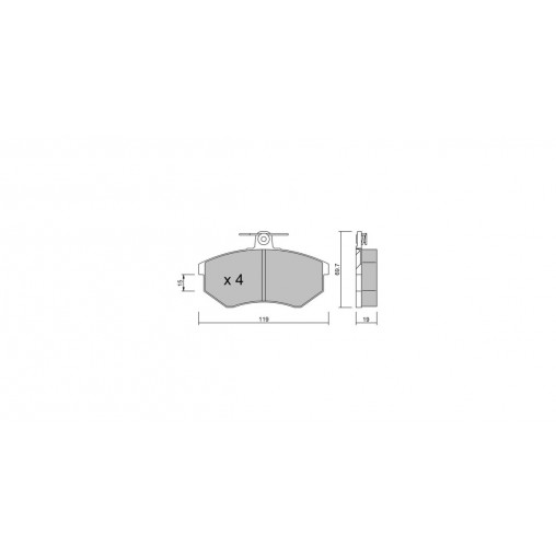 Plaquettes de frein GT2i Club Avant pour AUDI 80 V (8C2, B4) 2.0 20 V 161cv 1991-09-01-1994-12-01 Plaquettes de frein GT2i Club Avant pour AUDI 80 V (8C2, B4) 2.0 20 V 161cv 1991-09-01-1994-12-01