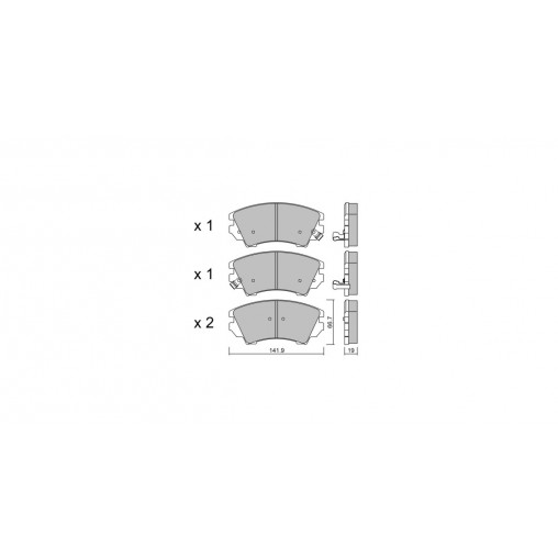 Plaquettes de frein GT2i Club Avant pour MG Marvel R EV 289cv 2021-02-01-