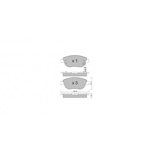 Plaquettes de frein GT2i Club Avant pour OPEL Corsa D (S07) 1.4 (312.AXF1A, 312AXF11, 312AXD1A) 141cv 2006-07-01-2014-08-01 Plaquettes de frein GT2i Club Avant pour OPEL Corsa D (S07) 1.4 (312.AXF1A, 312AXF11, 312AXD1A) 141cv 2006-07-01-2014-08-01