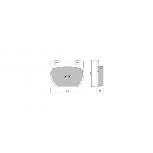 Plaquettes de frein GT2i Club Arrière pour LAND ROVER Defender I SW (L316) 2.8 4x4 191cv 1990-08-01-2016-02-01 Plaquettes de frein GT2i Club Arrière pour LAND ROVER Defender I SW (L316) 2.8 4x4 191cv 1990-08-01-2016-02-01