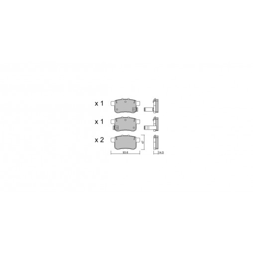 Plaquettes de frein GT2i Club Arrière pour HONDA Accord VIII (CU) 2.2 i-DTEC (CW3) 180cv 2008-06-01-