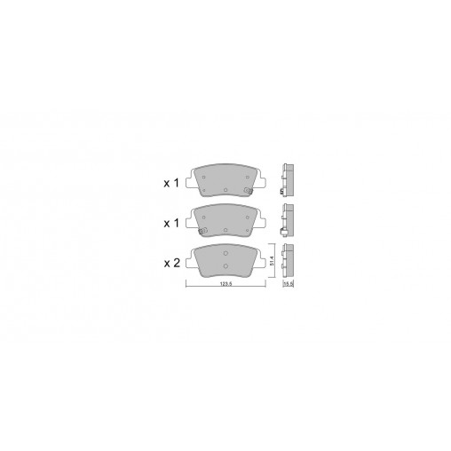 Plaquettes de frein GT2i Club Arrière pour KIA EV6 77 AWD 325cv 2021-07-01-