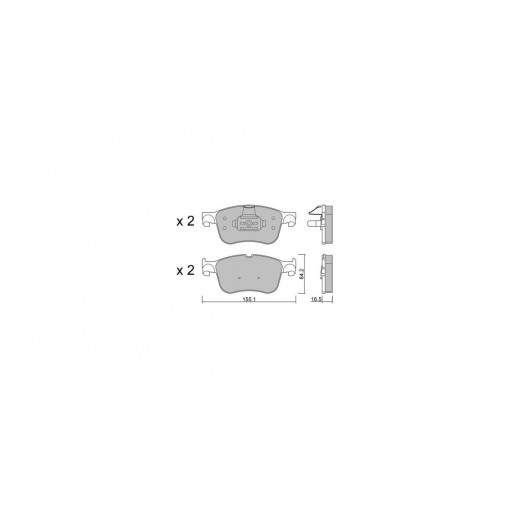 Plaquettes de frein GT2i Club Avant pour FORD Puma II (J2K) 2.0 T-GDi (JL72, JL74) 271cv 2019-09-01- Plaquettes de frein GT2i Club Avant pour FORD Puma II (J2K) 2.0 T-GDi (JL72, JL74) 271cv 2019-09-01-