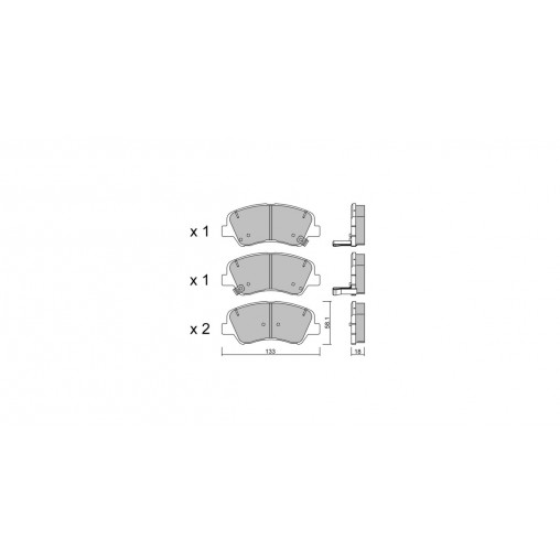 Plaquettes de frein GT2i Club Avant pour HYUNDAI Accent IV (RB) / Solaris 1.6 GDI 141cv 2010-11-01-2019-04-01 Plaquettes de frein GT2i Club Avant pour HYUNDAI Accent IV (RB) / Solaris 1.6 GDI 141cv 2010-11-01-2019-04-01