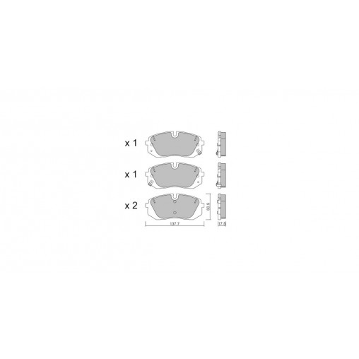 Plaquettes de frein GT2i Club Avant pour HYUNDAI i20 N 1.6 T-Gdi 2020- Etriers de frein Mando