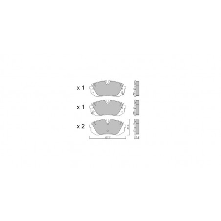 Plaquettes de frein GT2i Club Avant pour HYUNDAI i20 N 1.6 T-Gdi 2020- Etriers de frein Mando