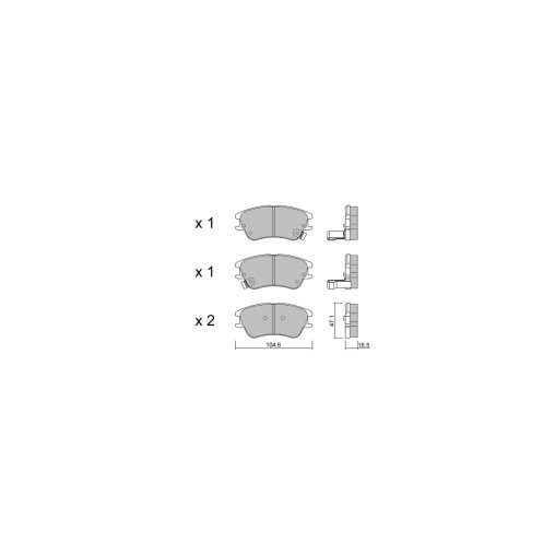 Plaquettes de frein GT2i Club Avant pour HYUNDAI Atos (MX)/ Amica/ Atoz 2.4 180cv 1997-01-01-2015-07-01