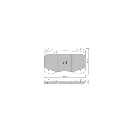 Plaquettes de frein GT2i Club Avant pour LAND ROVER Range Rover V (L460) P635 MHEV AWD 635cv 2021-10-01-