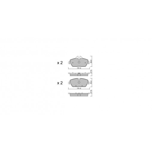 Plaquettes de frein GT2i Club Avant pour MINI Mini (R56-R59) 1.4i 16V, 1.6i 16V, 1.6D, 2.0D, 2.0SD 07-15 - Etriers de frein Trw Plaquettes de frein GT2i Club Avant pour MINI Mini (R56-R59) 1.4i 16V, 1.6i 16V, 1.6D, 2.0D, 2.0SD 07-15 - Etriers de frein Trw