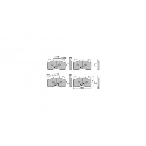 Plaquettes de frein GT2i Club Avant pour ALFA ROMEO Giulietta III (940_) 3.0 D 275cv 2010-04-01-2020-12-01 Plaquettes de frein GT2i Club Avant pour ALFA ROMEO Giulietta III (940_) 3.0 D 275cv 2010-04-01-2020-12-01