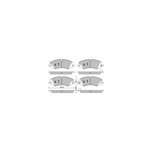 Plaquettes de frein GT2i Club Avant pour LAND ROVER Discovery IV (L319) 5.0 4x4 510cv 2009-09-01-2018-12-01