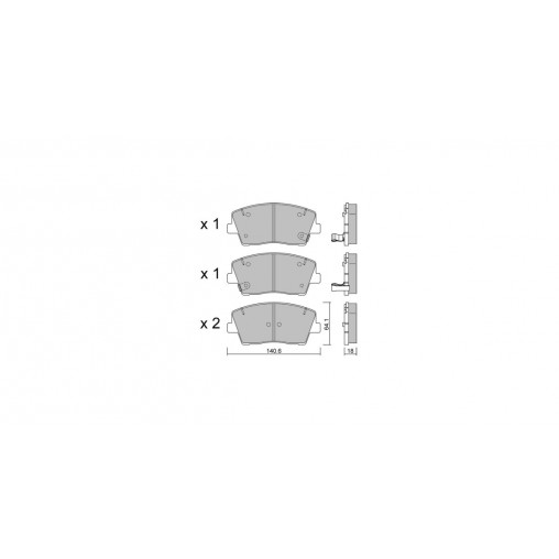 Plaquettes de frein GT2i Club Avant pour KIA Stinger (CK) 2.0 T-GDi 4WD 256cv 2017-06-01- Plaquettes de frein GT2i Club Avant pour KIA Stinger (CK) 2.0 T-GDi 4WD 256cv 2017-06-01-