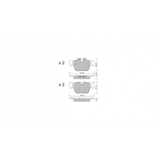 Plaquettes de frein GT2i Club Arrière pour BMW 1 III (F40) M 235 i xDrive 306cv 2019-07-01-