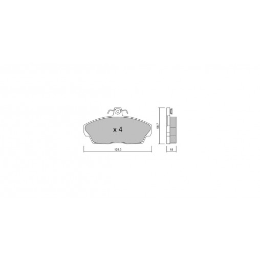 Plaquettes de frein GT2i Club Avant pour LAND ROVER Freelander I (L314) 1.6 VTi 161cv 1998-02-01-2006-10-01