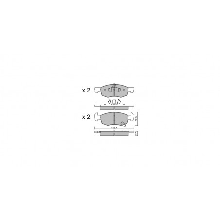 Plaquettes de frein GT2i Club Avant pour OPEL Corsa E (X15) 1.4 LPG (08, 68) 90cv 2014-09-01-