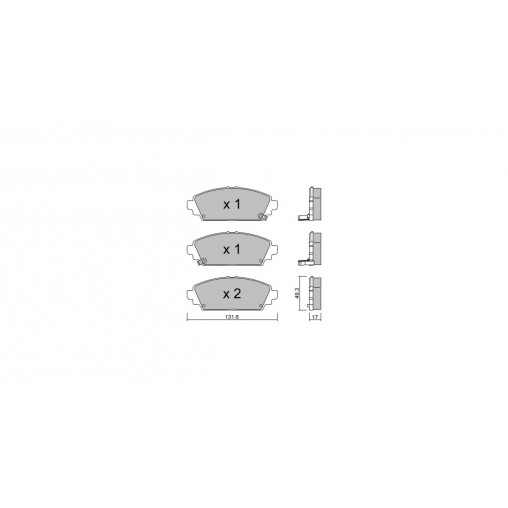 Plaquettes de frein GT2i Club Avant pour HONDA Civic VII Coupe (EM2) 1.7 i VTEC 126cv 2001-02-01-2005-12-01 Plaquettes de frein GT2i Club Avant pour HONDA Civic VII Coupe (EM2) 1.7 i VTEC 126cv 2001-02-01-2005-12-01