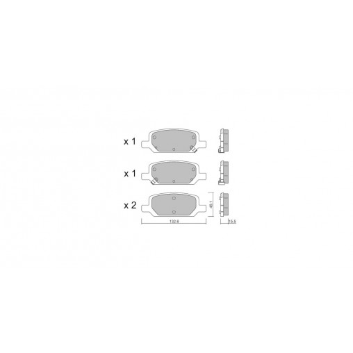 Plaquettes de frein GT2i Club Arrière pour TESLA Model Y (5YJY) EV Performance AWD 535cv 2019-03-01- Plaquettes de frein GT2i Club Arrière pour TESLA Model Y (5YJY) EV Performance AWD 535cv 2019-03-01-