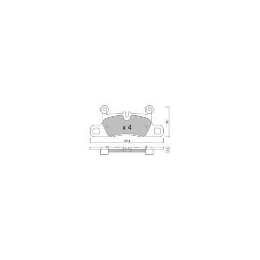 Plaquettes de frein GT2i Club Arrière pour PORSCHE Taycan (Y1A) Turbo S 762cv 2019-05-01-