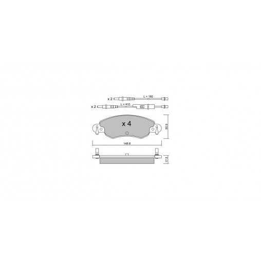 Plaquettes de frein GT2i Club Avant pour CITROEN C5 II Break (RE_) 2.0 16V (DCRFNC, DCRFNF) 136cv 2004-09-01-2008-08-01 Plaquettes de frein GT2i Club Avant pour CITROEN C5 II Break (RE_) 2.0 16V (DCRFNC, DCRFNF) 136cv 2004-09-01-2008-08-01