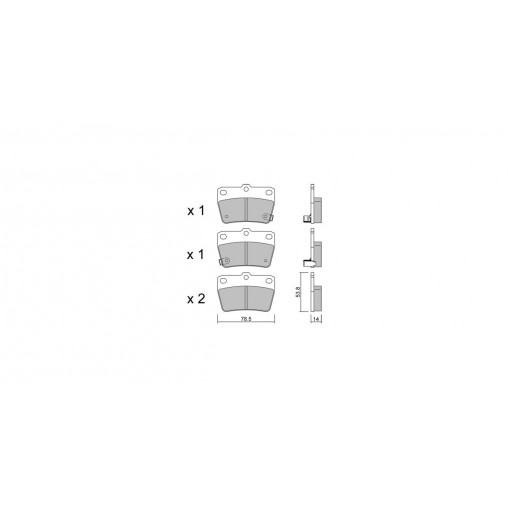Plaquettes de frein GT2i Club Arrière pour TOYOTA Rav 4 II (_A2_) 3.5 4WD 200cv 2000-05-01-2005-11-01 Plaquettes de frein GT2i Club Arrière pour TOYOTA Rav 4 II (_A2_) 3.5 4WD 200cv 2000-05-01-2005-11-01
