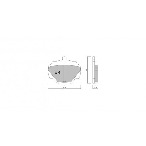 Plaquettes de frein GT2i Club Arrière pour LAND ROVER Defender I Cabrio (L316) 4.0 V8 4x4 185cv 1990-08-01-2016-02-01 Plaquettes de frein GT2i Club Arrière pour LAND ROVER Defender I Cabrio (L316) 4.0 V8 4x4 185cv 1990-08-01-2016-02-01