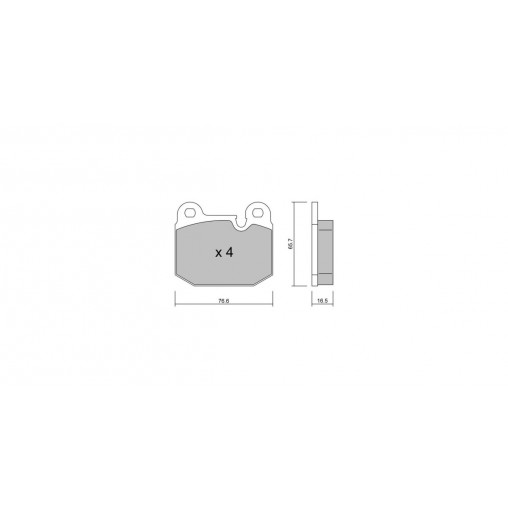 Plaquettes de frein GT2i Club Avant pour BMW 3 I (E21) 323 i 143cv 1975-06-01-1984-03-01