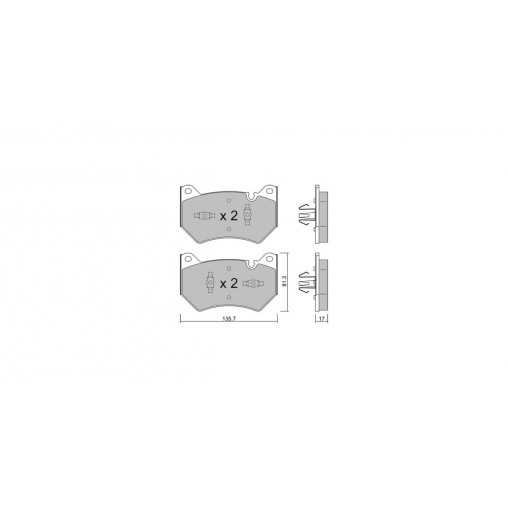 Plaquettes de frein GT2i Club Avant pour AUDI Q5 II Sportback (FYT) 3.6 FSI 281cv 2020-11-01-