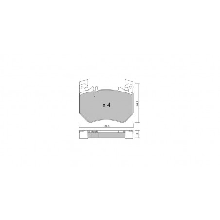 Plaquettes de frein GT2i Club Avant pour MERCEDES BENZ Classe S VIII (V223) S 680 Maybach 4-matic (223.979) 630cv 2020-09-01-