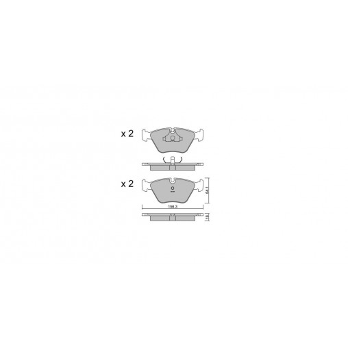 Plaquettes de frein GT2i Club Avant pour AUDI 200 II Avant (44, 44Q, C3) 2.1 20V Turbo 306cv 1983-09-01-1991-12-01 Plaquettes de frein GT2i Club Avant pour AUDI 200 II Avant (44, 44Q, C3) 2.1 20V Turbo 306cv 1983-09-01-1991-12-01