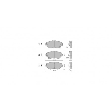 Plaquettes de frein GT2i Club Avant pour TOYOTA C-HR II (_X2_, _H2_) 200t (AGL20_) 238cv 2023-10-01-