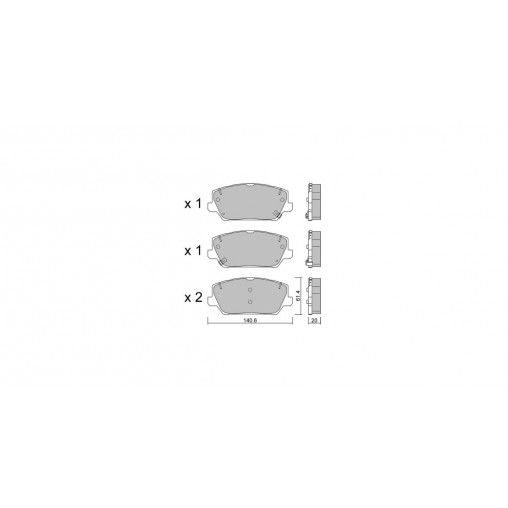 Plaquettes de frein GT2i Club Avant pour HYUNDAI i30 N 2.0 T-Gdi 2017- Etriers de frein Mando Plaquettes de frein GT2i Club Avant pour HYUNDAI i30 N 2.0 T-Gdi 2017- Etriers de frein Mando