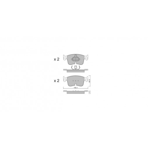 Plaquettes de frein GT2i Club Avant pour VOLKSWAGEN Tiguan III (CT1) 1.5 TSI eHybrid 272cv 2023-09-01-