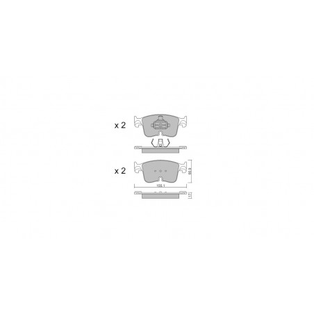 Plaquettes de frein GT2i Club Avant pour VOLKSWAGEN Tiguan III (CT1) 1.5 TSI eHybrid 272cv 2023-09-01-