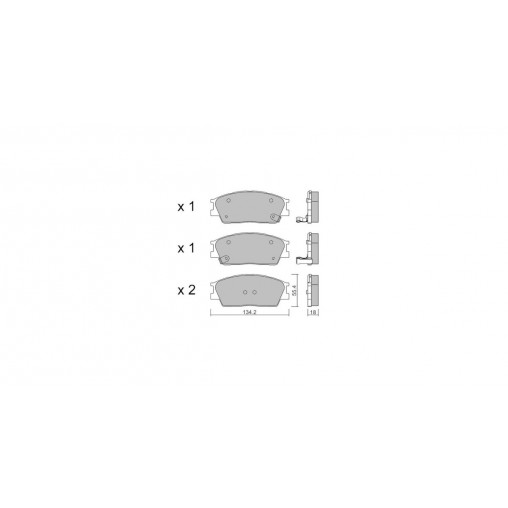 Plaquettes de frein GT2i Club Avant pour KIA Soul III (SK3) 2.0 4xe Plug/in Hybrid 376cv 2019-01-01-