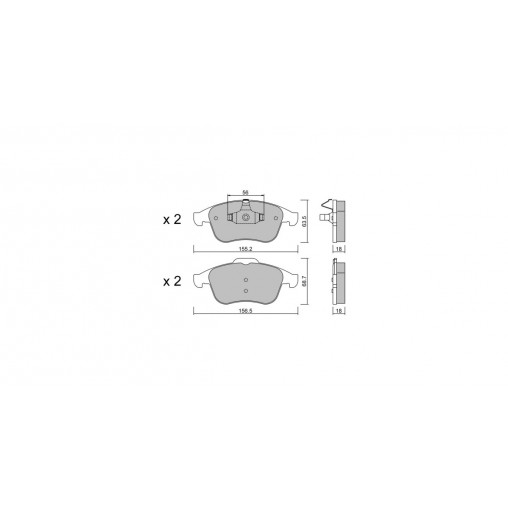 Plaquettes de frein GT2i Club Avant pour RENAULT Latitude (L70_) 3.0 dCi 241cv 2010-07-01-