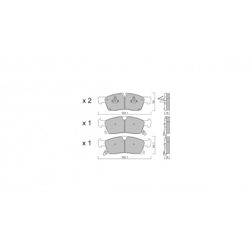 Plaquettes de frein GT2i Club Avant pour JEEP Grand Cherokee IV (WK, WK2) 3.6 VVT 4x4 290cv 2010-06-01- Plaquettes de frein GT2i Club Avant pour JEEP Grand Cherokee IV (WK, WK2) 3.6 VVT 4x4 290cv 2010-06-01-
