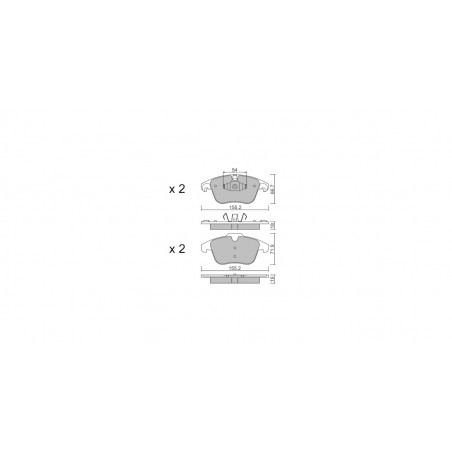 Plaquettes de frein GT2i Club Avant pour OPEL Mokka II 1.6 GTi 209cv 2020-06-01-