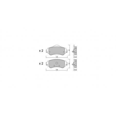 Plaquettes de frein GT2i Club Avant pour CITROEN C4 II (B7) 35 TFSI 150cv 2009-11-01-