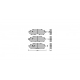 Plaquettes de frein GT2i Club Avant pour NISSAN Maxima IV / Maxima QX (A32) 3.0 214cv 1994-03-01-2000-08-01 Plaquettes de frein GT2i Club Avant pour NISSAN Maxima IV / Maxima QX (A32) 3.0 214cv 1994-03-01-2000-08-01