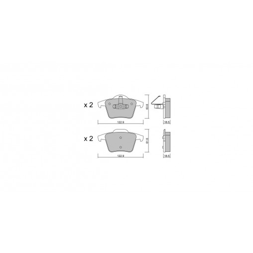 Plaquettes de frein GT2i Club Arrière pour VOLVO XC90 I (275) V8 AWD 320cv 2002-06-01-2014-12-01 Plaquettes de frein GT2i Club Arrière pour VOLVO XC90 I (275) V8 AWD 320cv 2002-06-01-2014-12-01